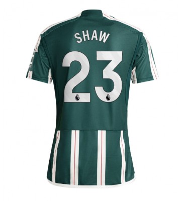 Manchester United Luke Shaw #23 Replica Away Stadium Shirt 2023-24 Short Sleeve